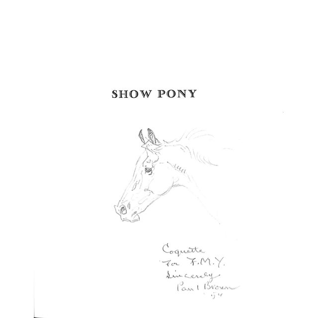 CAFFREY, Nancy w/ original remarque pencil drawing by Paul Brown [88] pp. E.P. Dutton & Company, Inc. 1954 First Edition 8...