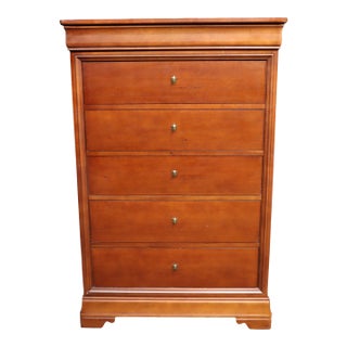 Thomasville Impressions Louis Philippe Style Cherry Gentleman’s Chest For Sale