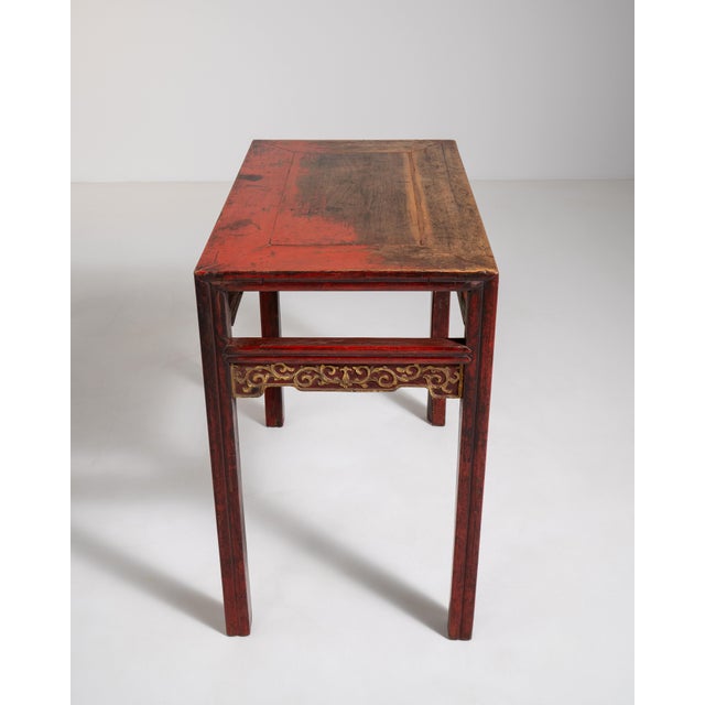 Brown Chinese Ming-Style Console Table, Antique, China, 19th Century For Sale - Image 8 of 15