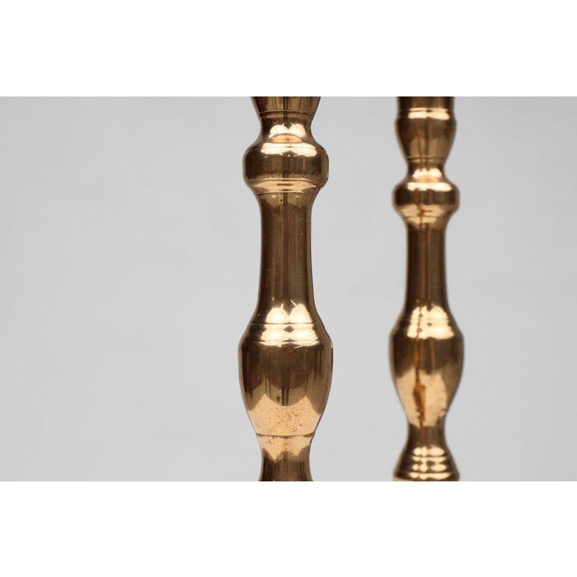 French Candlesticks in Bronze, 1890s, Set of 2 For Sale - Image 6 of 11