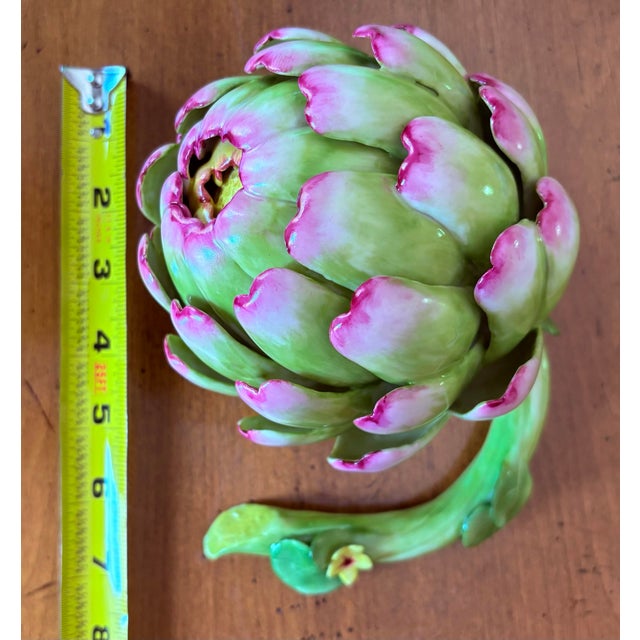 Katherine Houston porcelain artichoke. Vegetable Objet d’art, great piece to add to your collection, beautiful alone, or...