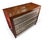 Silver Chest With Silver Leaf and Burl Veneers For Sale - Image 8 of 12