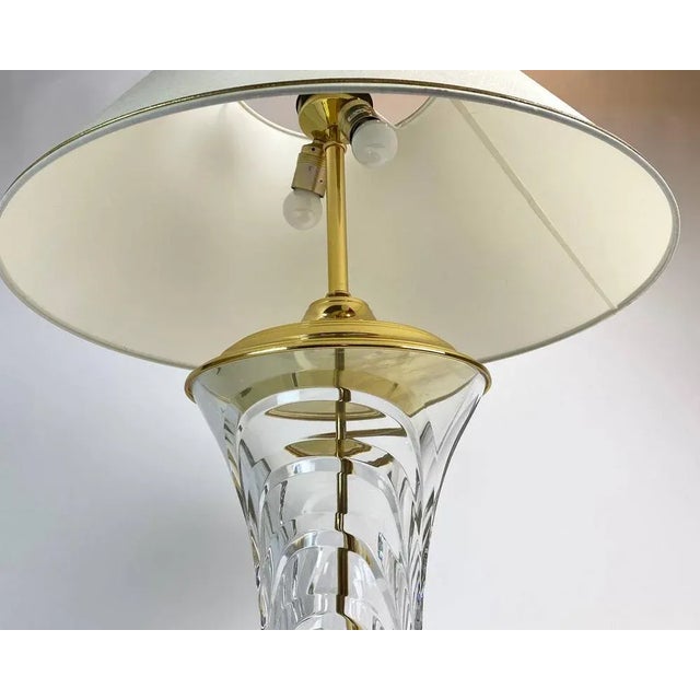 Mid-Century Crystal Table Lamp from Nachtmann, 1970s For Sale - Image 3 of 5