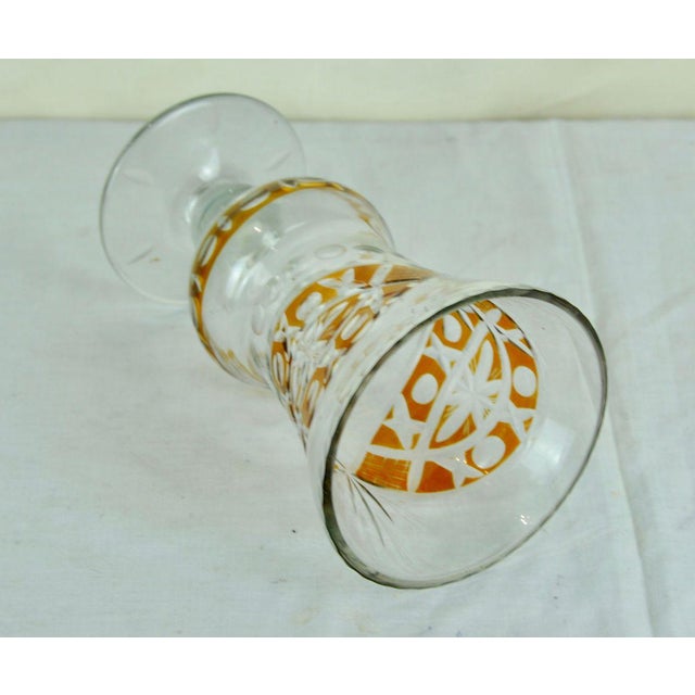 Cut Crystal Vase, 1960s For Sale - Image 9 of 10