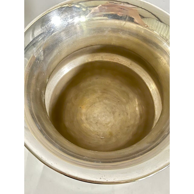 Vintage French Besserat De Bellefon Silver Plate Champagne Ice Bucket For Sale - Image 13 of 14