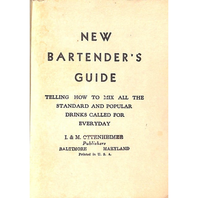 Telling How To Mix All The Standard And Popular Drinks Called For Everyday MONTAGUE, Harry [64] pp. Royal Publishing Co....