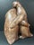 Wood Vintage Large Hand Carved Wooden Penguin Couple Sculptural Statue For Sale - Image 7 of 10