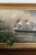 Wood Large 19th Century Signed Original Oil of Early Steamship in Original Carved Frame For Sale - Image 7 of 18