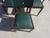 Forest Green Art Deco Chairs in Wood and Green Faux Leather, 1940s, Set of 6 For Sale - Image 8 of 18