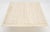 1970s Large 42" Square Single Pedestal Base Italian Mid Century Travertine Table For Sale - Image 5 of 8