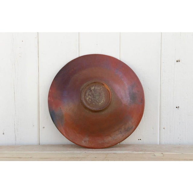 Ceramic Vintage French Terracotta Platter For Sale - Image 7 of 10