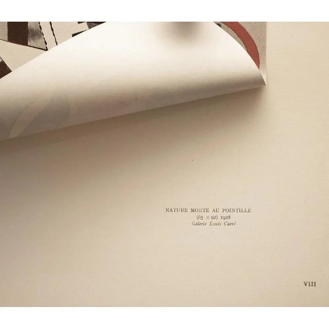 Fernand Léger 1948 After Fernand Léger "Dotted Still Life", First Edition Period Parisian Offset Lithograph For Sale - Image 4 of 8