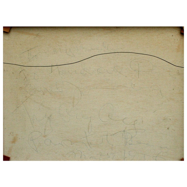 American Barn Beneath Mt. Tamalpais - Mid Century California Landscape by Bloomfield For Sale - Image 3 of 5