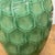 Round Green Snakeskin Design Vase with Small Narrow Neck For Sale In New York - Image 6 of 9