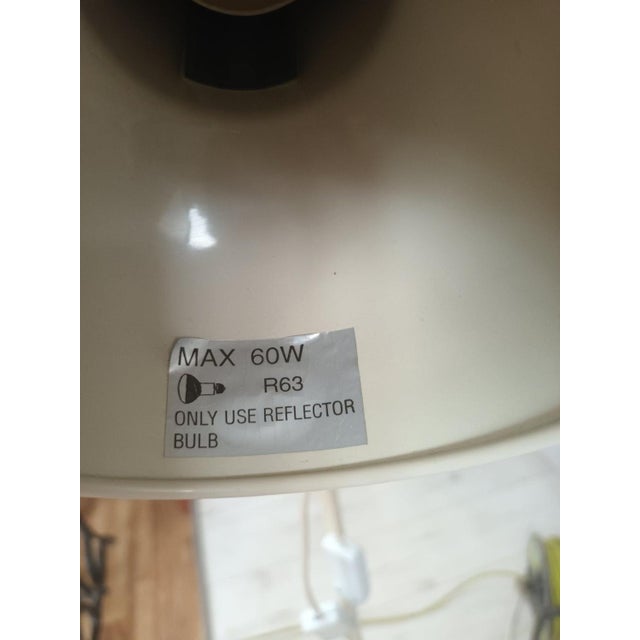 Metal Mid-Century Danish Style Floor Lamp with Double Shade For Sale - Image 7 of 14