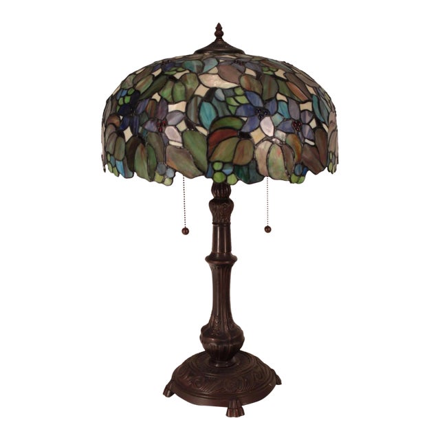 Vintage Large Art Nouveau Style Table Lamp For Sale