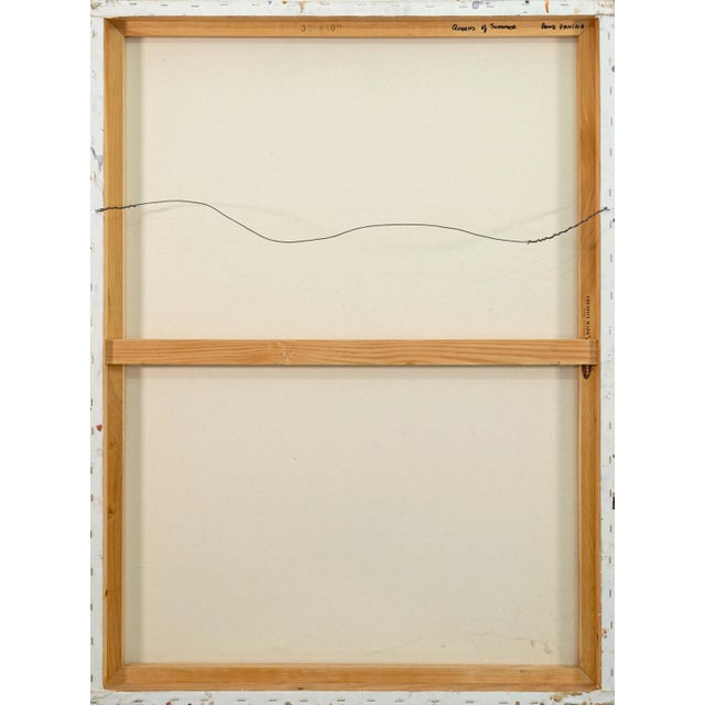 A contemporary Surrealism acrylic painting on canvas titled “Queens of Summer” by Anna Ganina. Signed lower right. Titled...