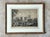 This vintage framed architectural print beautifully captures the timeless elegance of classical ruins through finely...