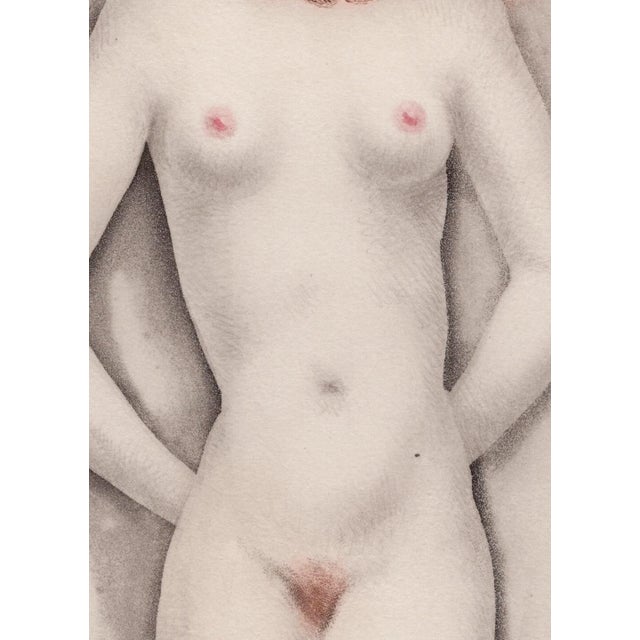 Louis Icart, Little Breasts from The Life of Breasts, Nude, Original Etching & Aquatint, 1945 For Sale - Image 4 of 7