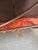 Maitland-Smith Leather Clad British Campaign Desk With Steel Sword Base, Vintage For Sale - Image 10 of 12