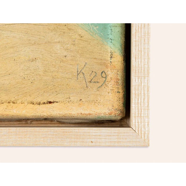 1920s Blooming Poppy, 1929, Oil on Canvas, Framed For Sale - Image 5 of 11