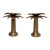 Pair of Vintage Brass Palm Tree Candlestick Holders For Sale