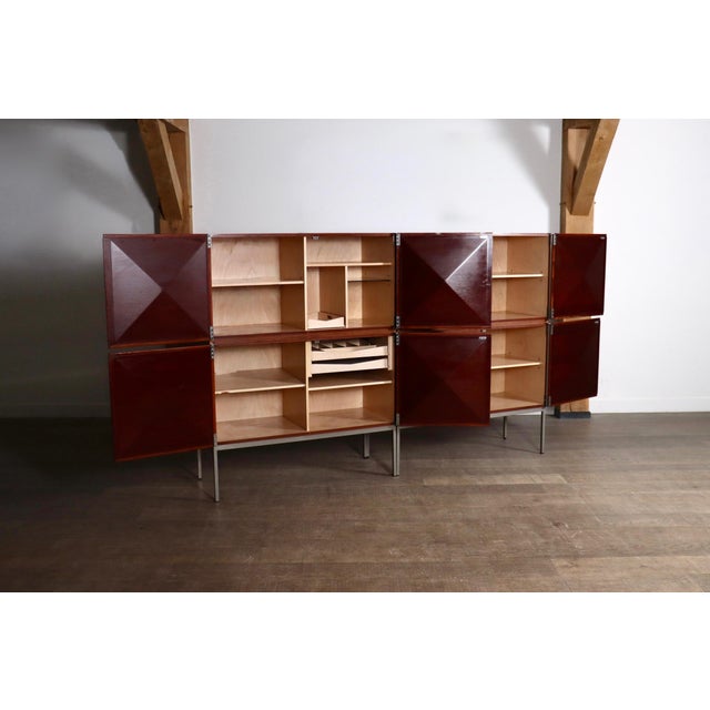 1960s Pointe De Diamant Highboards by Philippon and Lecoq for Behr, 1960s For Sale - Image 5 of 18