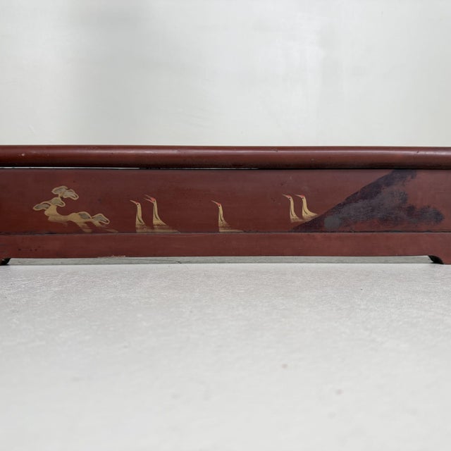 Antique Japanese Ikō Kimono Hanger with Lacquer Decoration, 1920s For Sale - Image 13 of 18