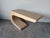 1980’s Postmodern Plastered Wood Geometric Waterfall Console Table For Sale - Image 9 of 12