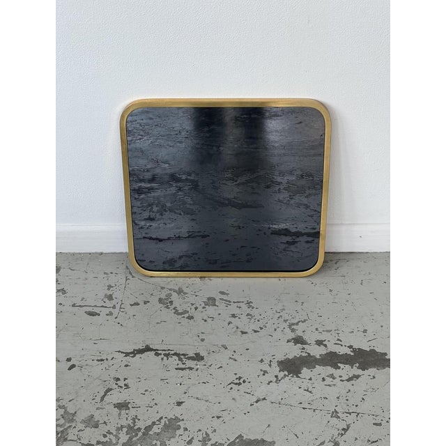 Brass Mirrors, 1970s, Set of 6 For Sale - Image 9 of 15