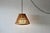 Vintage Handwoven Bamboo Rattan Pendant Swag Style Lamps-a Pair For Sale In Miami - Image 6 of 13