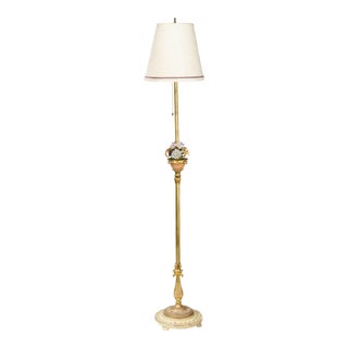 Vintage Brass Floor Lamp For Sale
