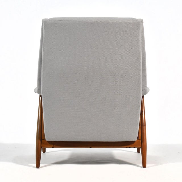 Wood Milo Baughman Lounge Chair by Thayer Coggin For Sale - Image 7 of 12