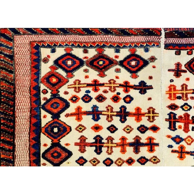 Tribal Mid-20th Century Afshar Horse Blanket For Sale - Image 3 of 6