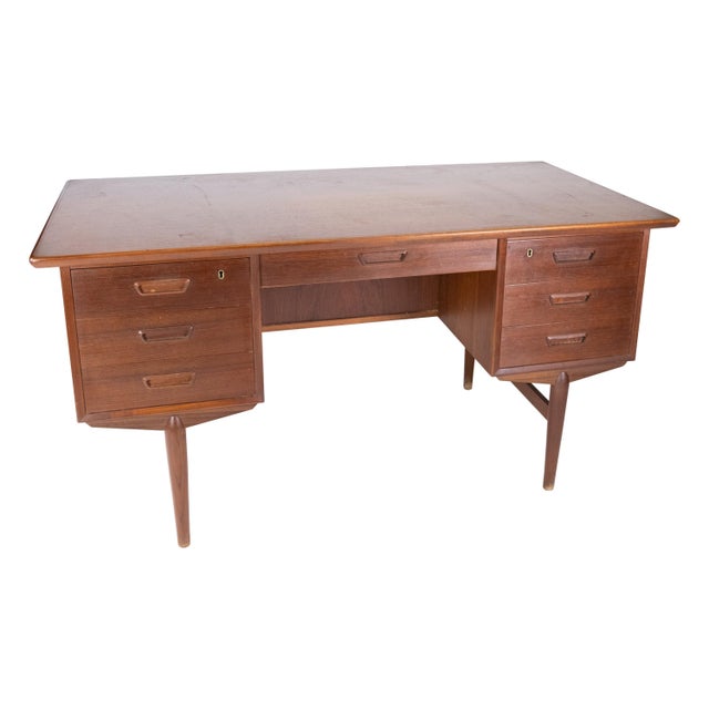 Danish Teak Desk, 1960s For Sale - Image 11 of 11