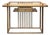 Simple Oriental Minimalistic Natural Wood Console Side Table Desk For Sale