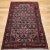 Mid 20th Century Vintage Persian Malayer Rug, Handwoven All-Over Herati Pattern, Ivory & Red, 3’ X 5’ For Sale - Image 5 of 12