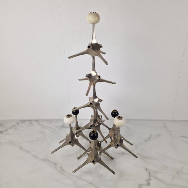 Vintage Modular Candleholder by Caesar Stoffi & Fritz Nagel, 1970s For Sale - Image 15 of 15