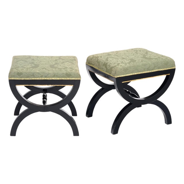 Pair of Stools, Vintage French, Circa 1930s For Sale