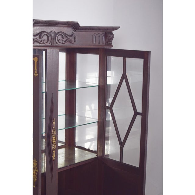 Antique Portuguese Dutch-Style Display Cabinet, 1800s For Sale - Image 9 of 13