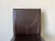 1980's Postmodern Italian Brown Leather Desk Chair by Arper For Sale In Miami - Image 6 of 11
