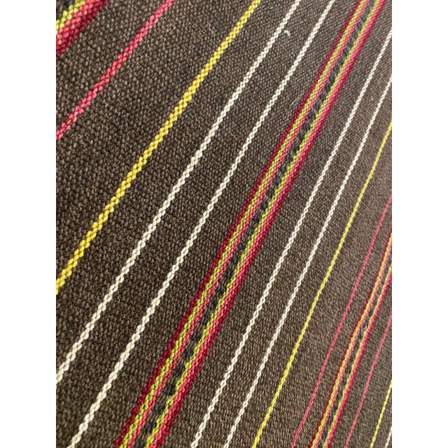 Modern Osborne & Little's "Tabriz Bukhara" Woven Stripe Fabric - 8' Piece For Sale - Image 3 of 7