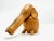 Beige Mid-Century Danish Carved Baby Elephant, 1960s For Sale - Image 8 of 11