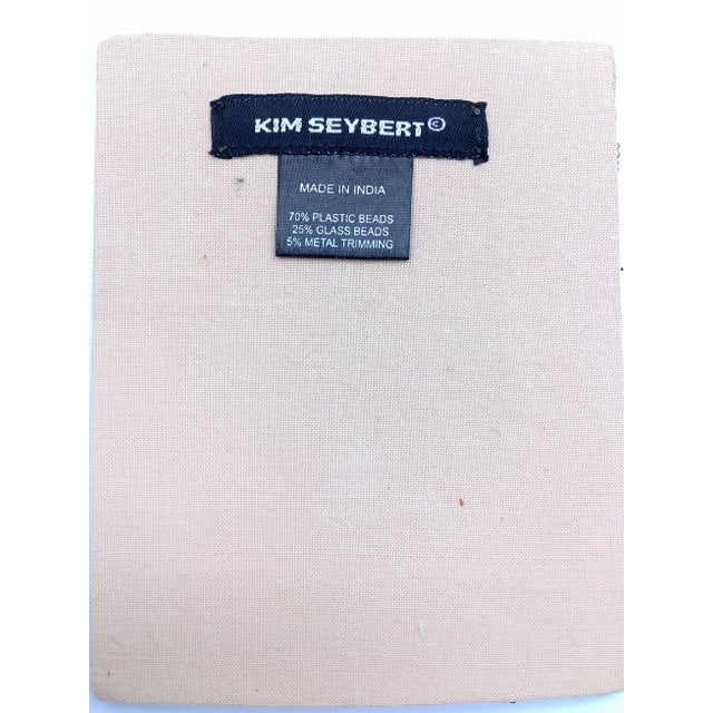 Kim Seybert Playing Card Sequins Beaded Coasters - Set of 4 For Sale - Image 10 of 10