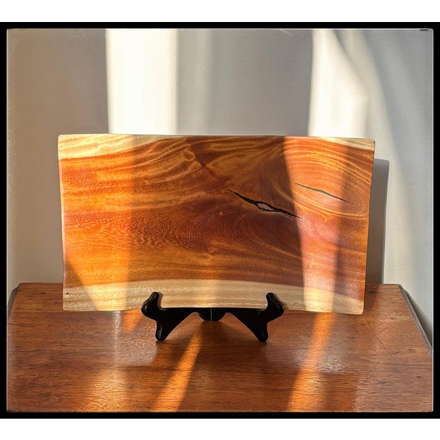 Vintage 2002 Mora Sculptural "Wave" Centerpiece Art Platter. For Sale - Image 4 of 8