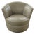Bradington Young Gray Leather Swivel Chair - Gray For Sale