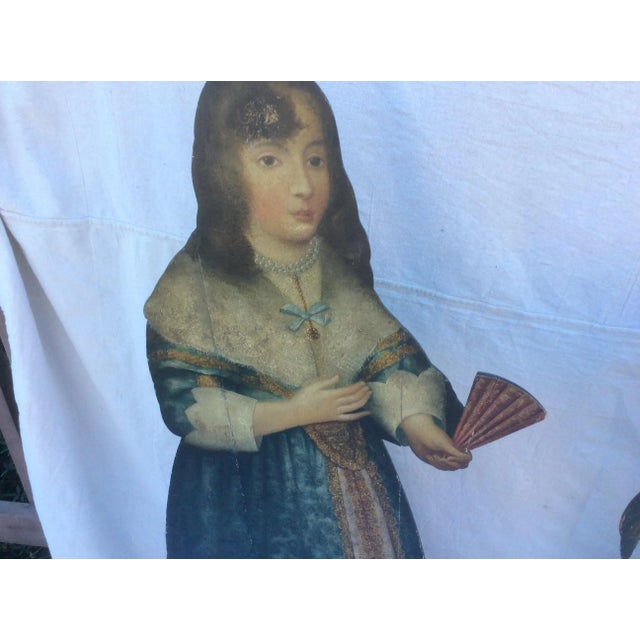 Antique English Oak Dummy Boards - a Pair For Sale - Image 9 of 11