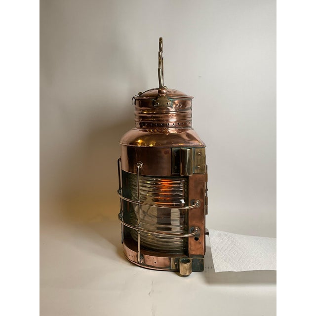Copper Ships Masthead Lantern For Sale - Image 10 of 12