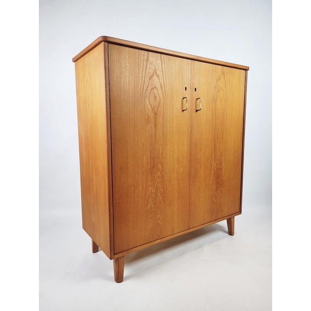 "Linen Cabinet" Chest of Drawers, Svenska Möbelfabrikerna Bodafors, Sweden, 1940s/50s A unique example of Swedish...