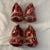 Set of 4 Antique German Mercury Glass Santa Christmas Ornaments For Sale - Image 4 of 7